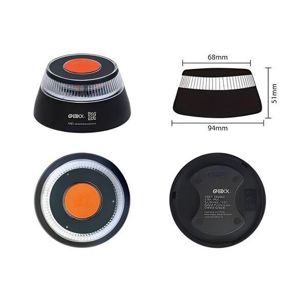 Pack 2 Piezas De Balizas Luces Emergencia V16 Homologada DGT con Geolocalización Baliza Coche Conectada DGT 3.0
