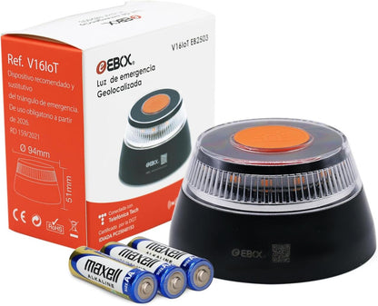 Baliza Luz De Emergencia V16 Geolocalizada Homologada Por DGT